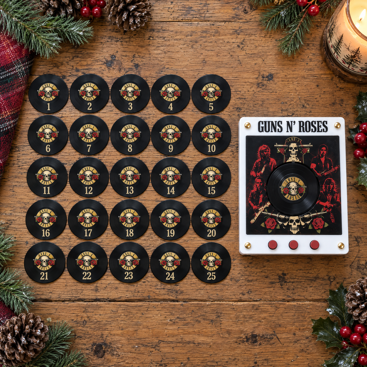 Guns N Roses Vinyl Advent Calendar