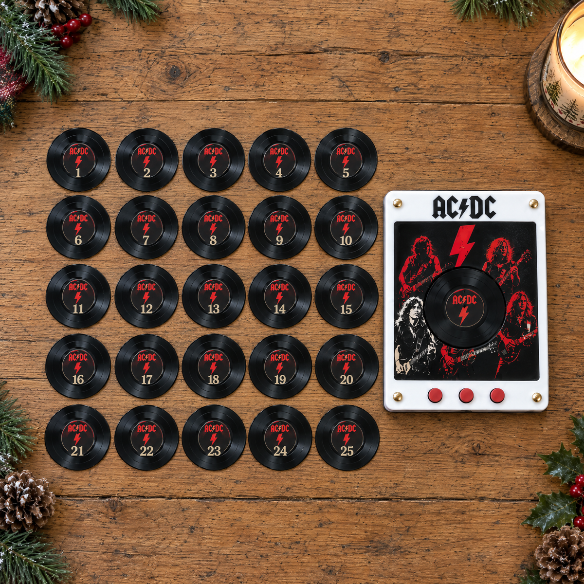 AC/DC Vinyl Advent Calendar